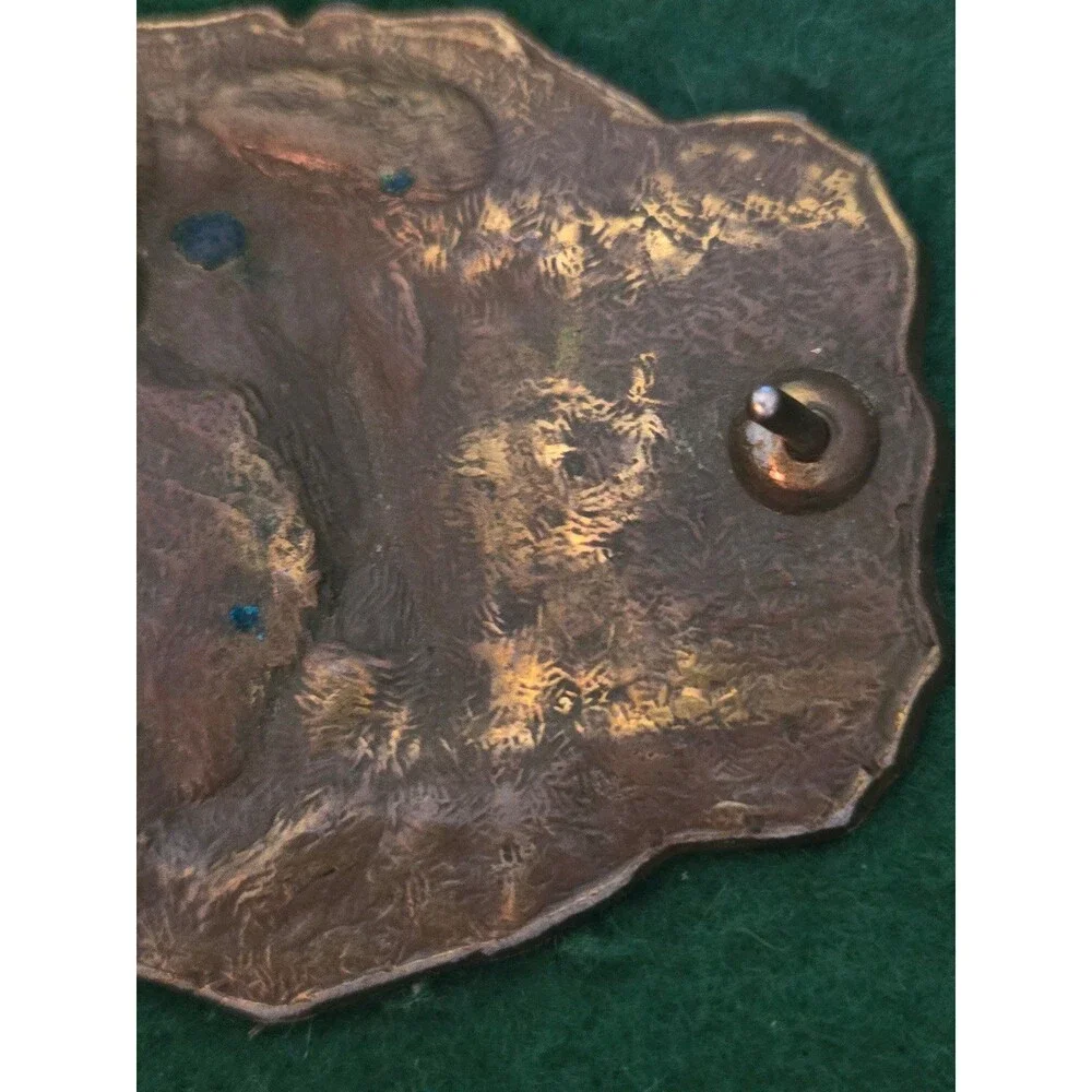 Vintage Brass Belt Buckle 